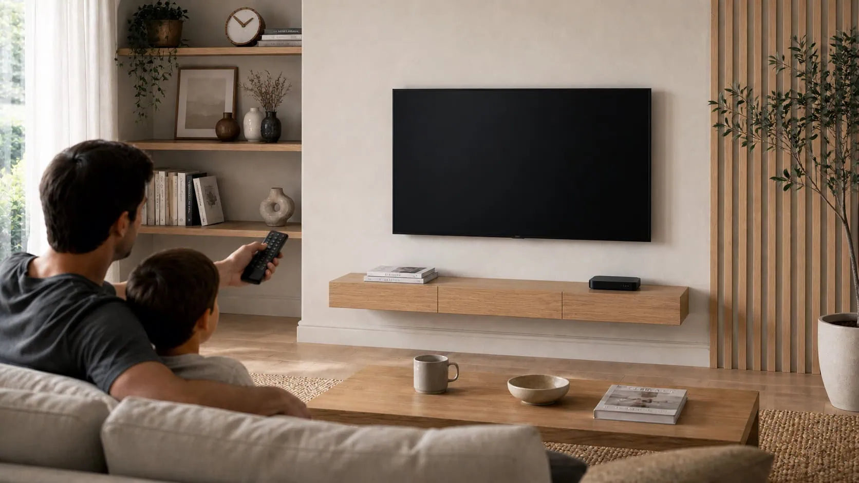 floating TV stand